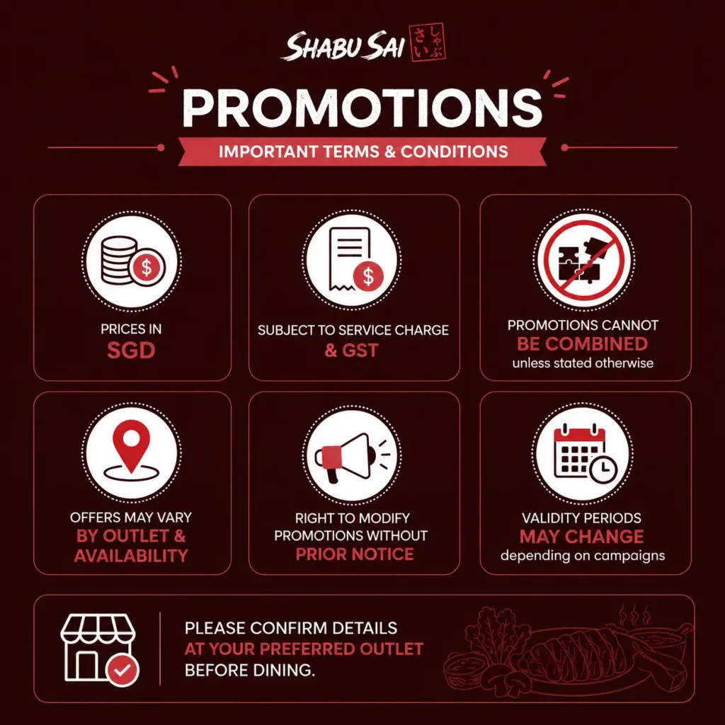 Shabu Sai Promotions