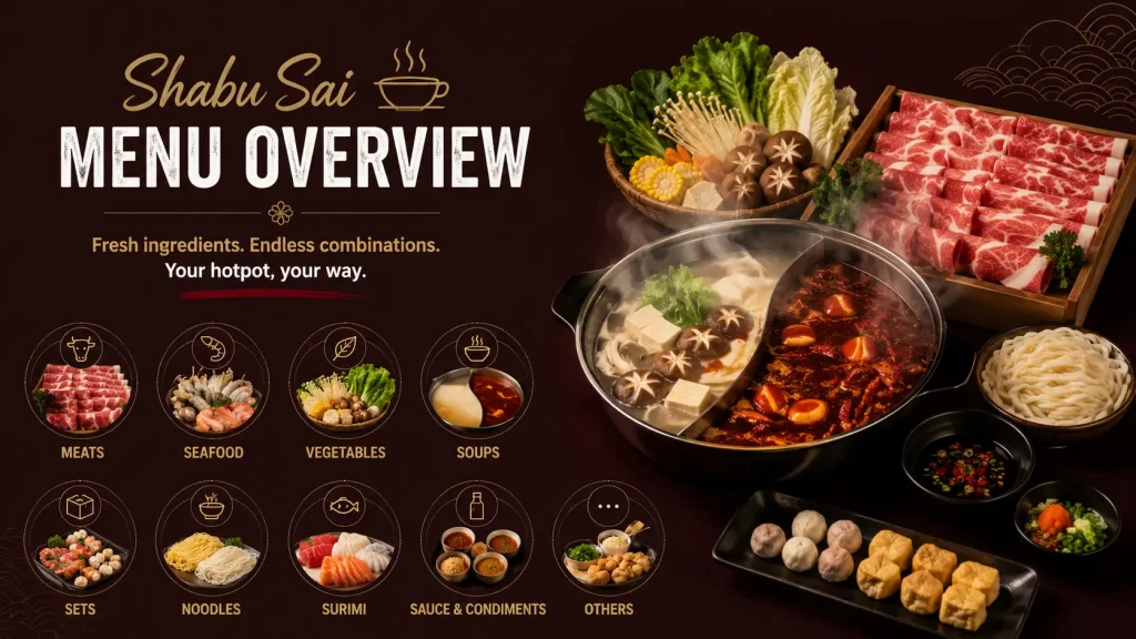 Shabu Sai Menu