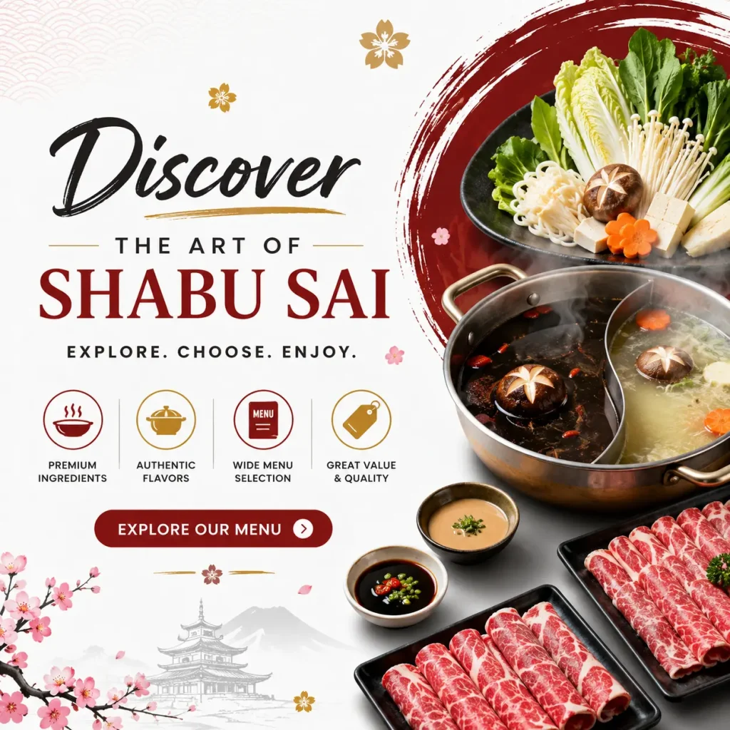 Shabu Sai Menu